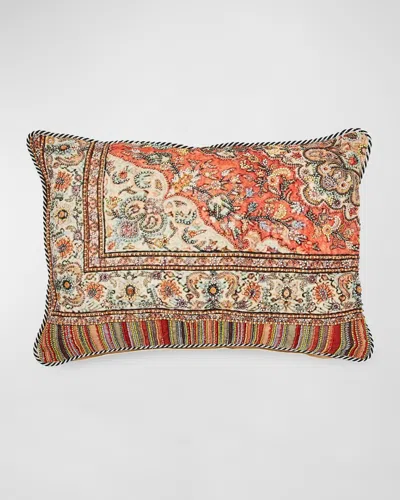 Mackenzie-childs Persian Beaded Lumbar Pillow In Multi