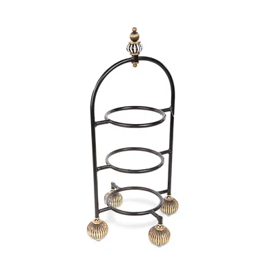 Mackenzie-childs Plate Stand - Small In Black