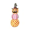 Mackenzie-childs Plum & Orange Pumpkin Outdoor Trophy In Multi