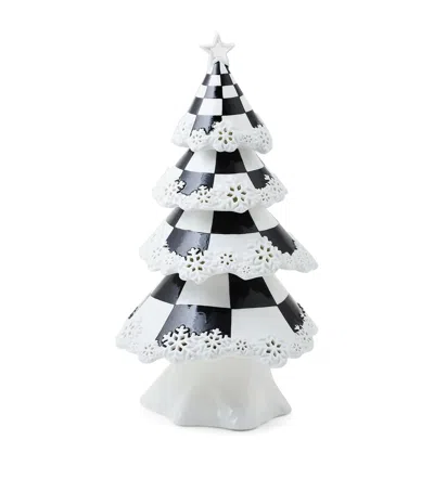 Mackenzie-childs Porcelain Courtly Illuminated Tree In Black