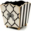 Mackenzie-childs Mackenzie Childs Pretty As A Bow Waste Bin In Multi