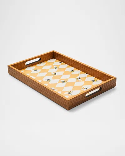 Mackenzie-childs Queen Bee Serving Tray In Neutral