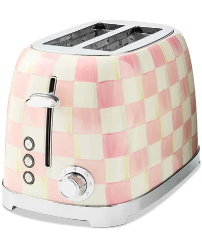 Mackenzie-childs Rosy Check 2-slice Toaster In Multi