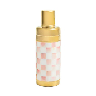 Mackenzie-childs Rosy Check 3260 Cocktail Shaker In Gold