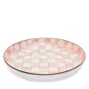 Mackenzie-childs Rosy Check Abundant Bowl In Pink