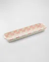 Mackenzie-childs Rosy Check Baguette Dish