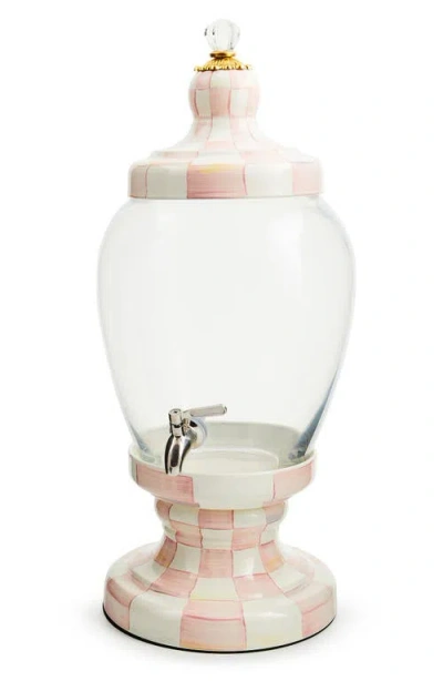 Mackenzie-childs Mackenzie Childs Rosy Check® Beverage Dispenser In Pink