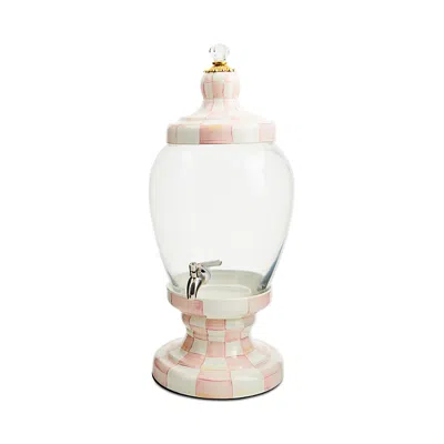 MACKENZIE-CHILDS MACKENZIE-CHILDS ROSY CHECK BEVERAGE HOSTESS