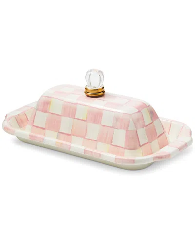 Mackenzie-childs Rosy Check Butter Box In No Color