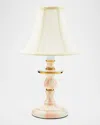 MACKENZIE-CHILDS ROSY CHECK CANDLESTICK TABLE LAMP