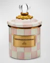 Mackenzie-childs Rosy Check Enamel Canister, Demi