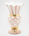 Mackenzie-childs Mackenzie Childs Rosy Check Great Ceramic Vase