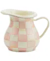 Mackenzie-childs Rosy Check Enamel Creamer In No Color