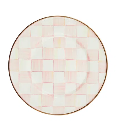 MACKENZIE-CHILDS ROSY CHECK DESSERT PLATE