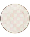 Mackenzie-childs Rosy Check Enamel Charger Plate In No Color