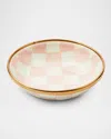Mackenzie-childs Rosy Check Dipping Bowl