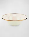 Mackenzie-childs Rosy Check Enamel Breakfast Bowl