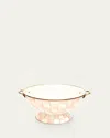Mackenzie-childs Mackenzie Childs Rosy Check Enameled Steel Everything Bowl In Pink