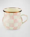 Mackenzie-childs Rosy Check Enamel Mug