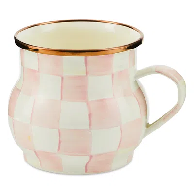 MACKENZIE-CHILDS MACKENZIE-CHILDS ROSY CHECK ENAMEL MUG