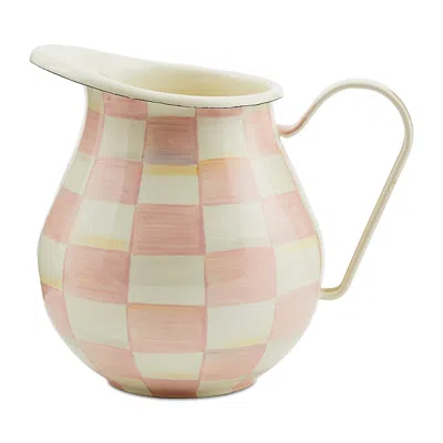 MACKENZIE-CHILDS MACKENZIE-CHILDS ROSY CHECK ENAMEL PITCHER