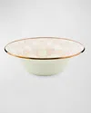 Mackenzie-childs Mackenzie Childs Rosy Check Enameled Steel Serving Bowl