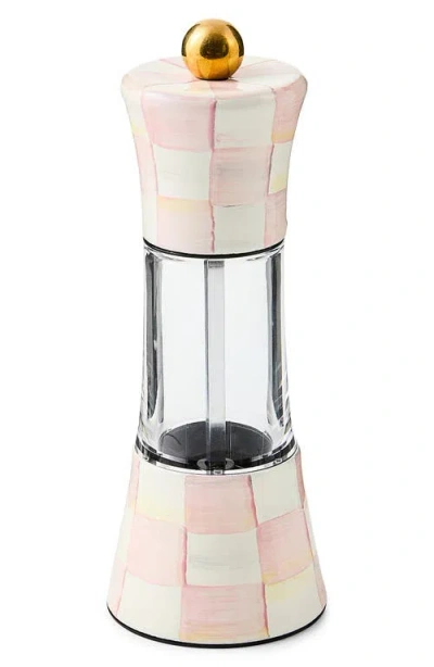 Mackenzie-childs Mackenzie Childs Rosy Check Enameled Steel Grinder In Pink