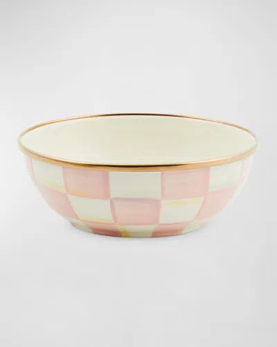 Mackenzie-childs Rosy Check Everyday Bowl In Multi