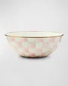 Mackenzie-childs Rosy Check Enamel Everyday Bowl, Extra Large