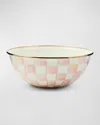 Mackenzie-childs Rosy Check Medium Everyday Bowl