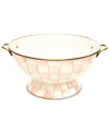 Mackenzie-childs Mackenzie Childs Rosy Check Enameled Steel Everything Bowl In Multi