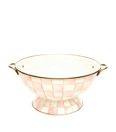 MACKENZIE-CHILDS ROSY CHECK EVERYTHING BOWL