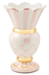 Mackenzie-childs Mackenzie Childs Rosy Check Great Ceramic Vase
