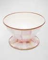 Mackenzie-childs Rosy Check Ice Cream Dish