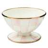Mackenzie-childs Rosy Check Ice Cream Dish