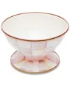 Mackenzie-childs Rosy Check Ice Cream Dish In No Color