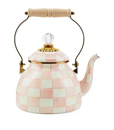Mackenzie-childs Rosy Check Kettle (1.89l) In Pink