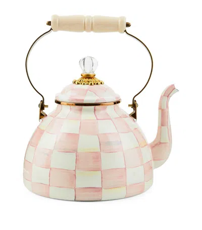 Mackenzie-childs Rosy Check Kettle (2.85l) In Pink
