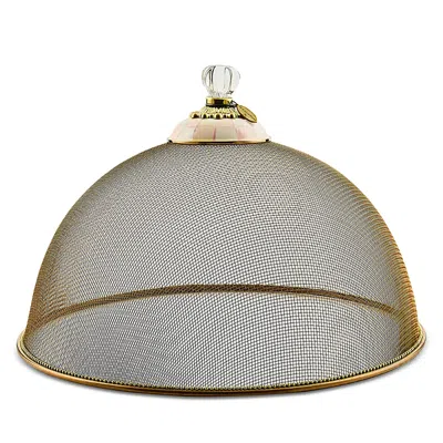 Mackenzie-childs Mackenzie Childs Rosy Check Large Mesh Dome In Multi