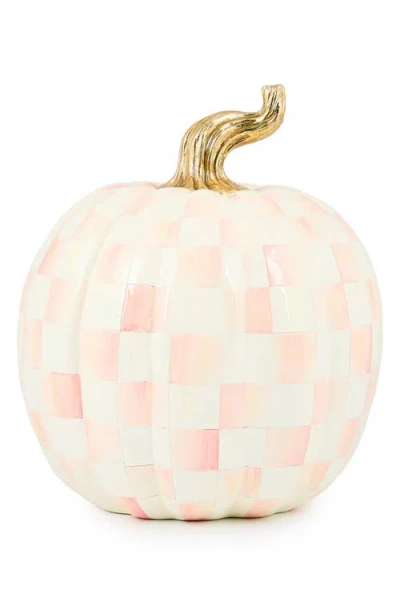 MACKENZIE-CHILDS MACKENZIE CHILDS ROSY CHECK LARGE PUMPKIN