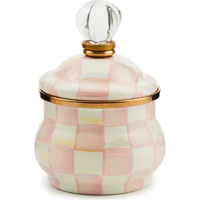 Mackenzie-childs Mackenzie Childs Rosy Check Lidded Sugar Bowl In No Color