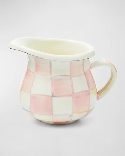 Mackenzie-childs Rosy Check Little Creamer In Pink