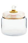 Mackenzie-childs Mackenzie Childs Rosy Check Medium Kitchen Canister In Pink