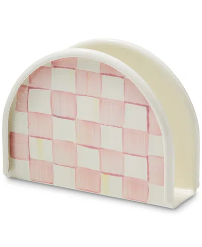 Mackenzie-childs Rosy Check Napkin Holder In No Color