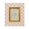 Mackenzie-childs Rosy Check Picture Frame, 5" X 7"