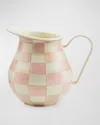 Mackenzie-childs Rosy Check Enamel Creamer