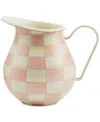 Mackenzie-childs Rosy Check Enamel Creamer In No Color