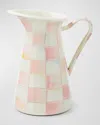 Mackenzie-childs Rosy Check Practical Pitcher, Medium