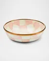 Mackenzie-childs Rosy Check Relish Dish