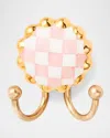 Mackenzie-childs Rosy Check Round Hook